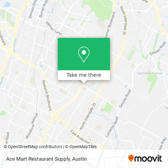 Ace Mart Restaurant Supply map