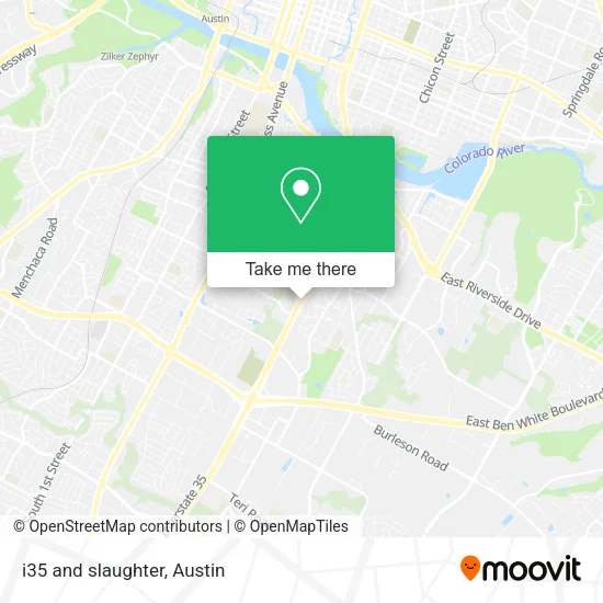 i35 and slaughter map