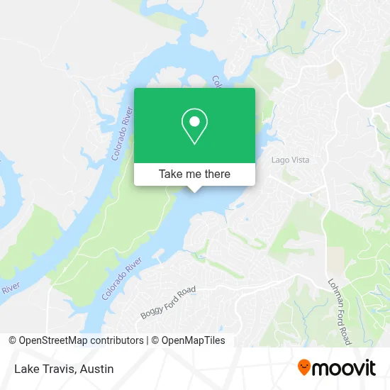 Lake Travis map
