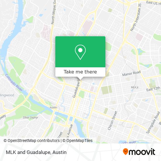 MLK and Guadalupe map