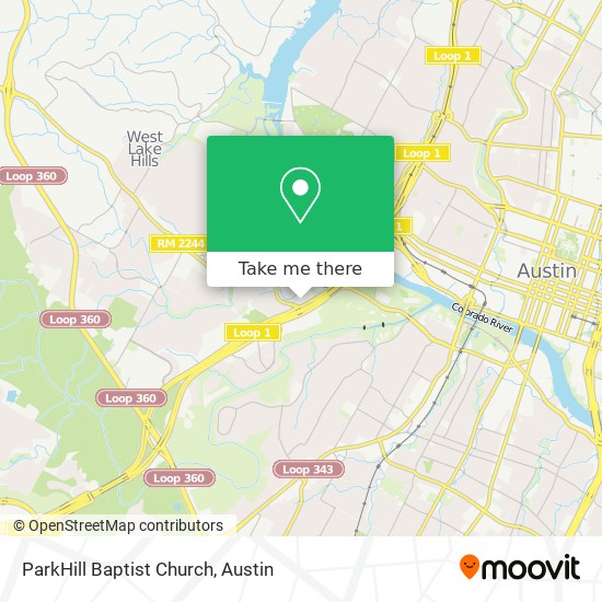 ParkHill Baptist Church map