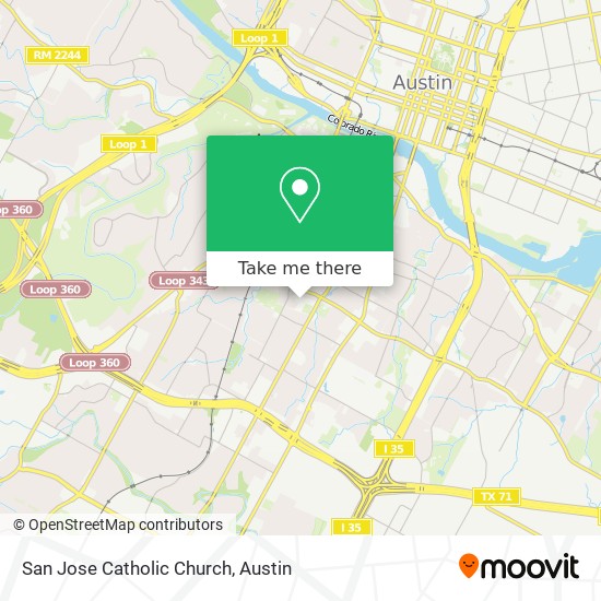 San Jose Catholic Church map