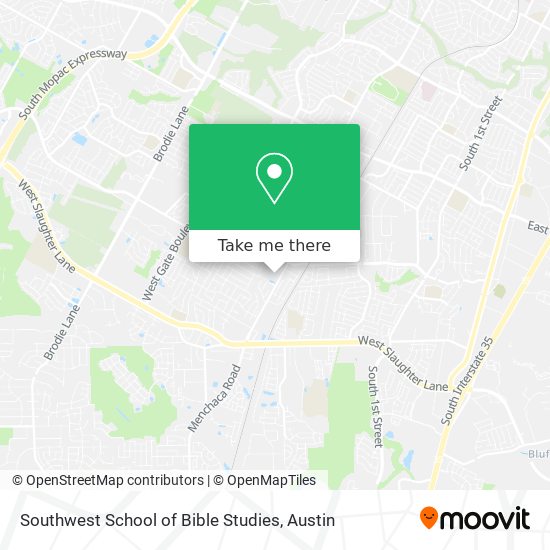 Mapa de Southwest School of Bible Studies