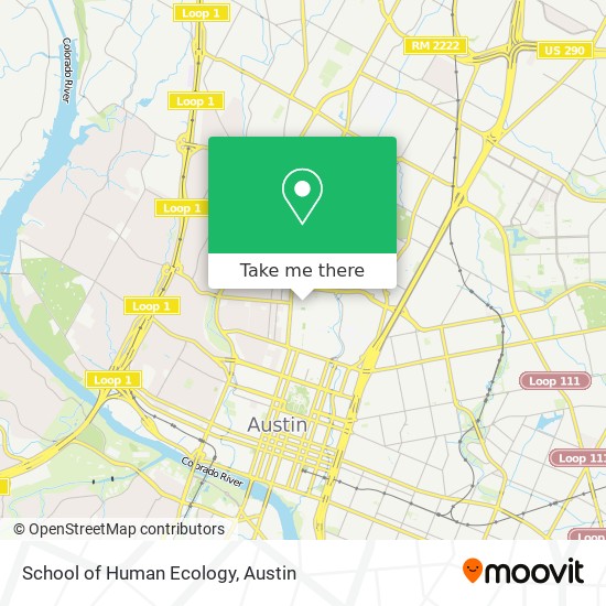 School of Human Ecology map