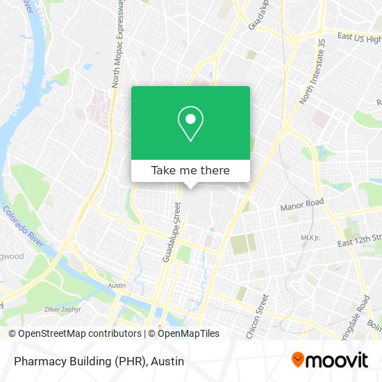 Pharmacy Building (PHR) map