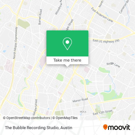 Mapa de The Bubble Recording Studio