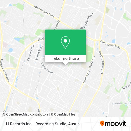 JJ Records Inc. - Recording Studio map