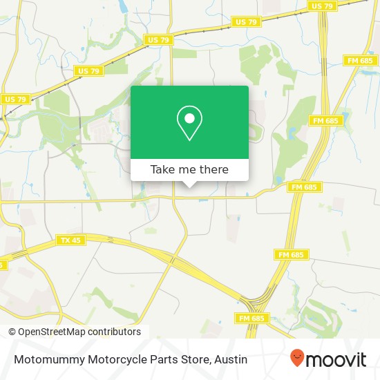 Mapa de Motomummy Motorcycle Parts Store