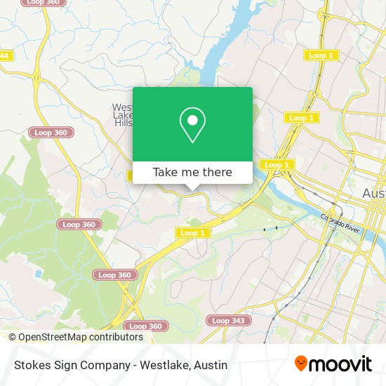 Mapa de Stokes Sign Company - Westlake