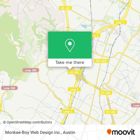 Monkee-Boy Web Design Inc. map