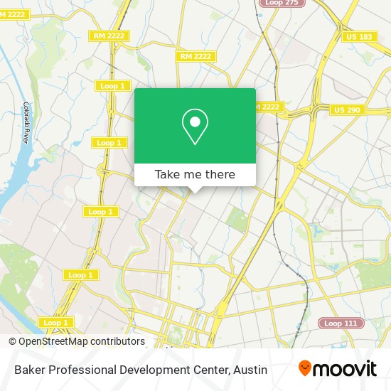 Mapa de Baker Professional Development Center