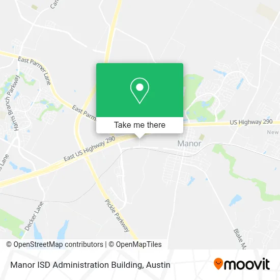 Manor ISD Administration Building map