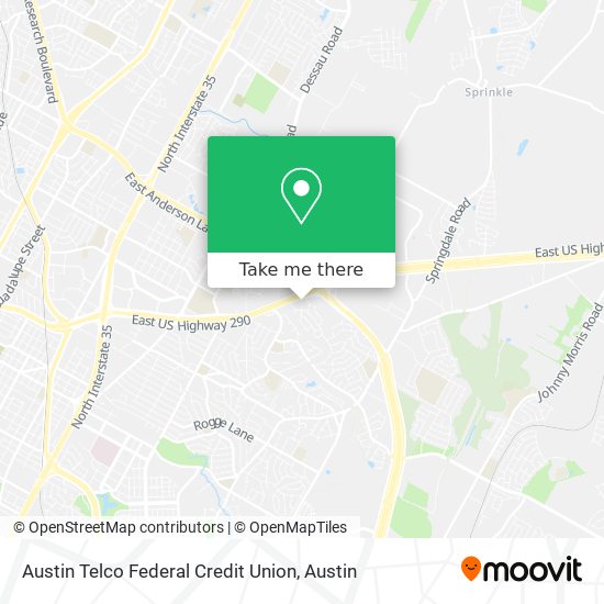 Mapa de Austin Telco Federal Credit Union