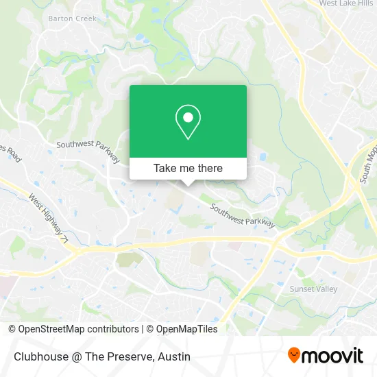 Clubhouse @ The Preserve map