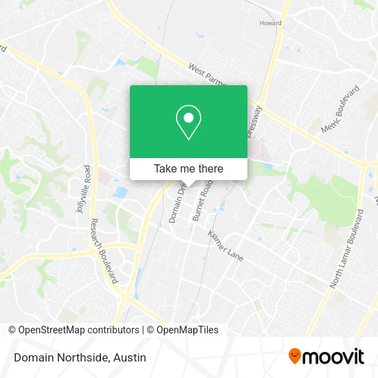 Mapa de Domain Northside
