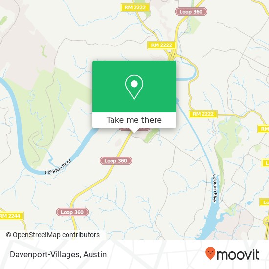 Davenport-Villages map