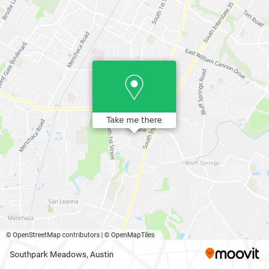 How to get to Southpark Meadows in Austin by Bus