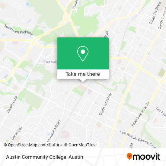 Austin Community College map