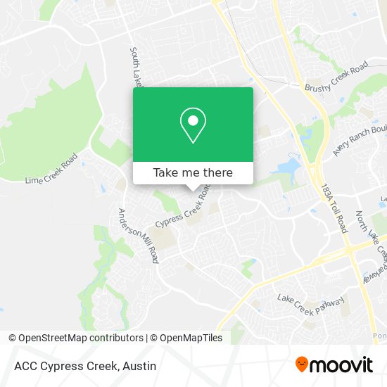 ACC Cypress Creek map