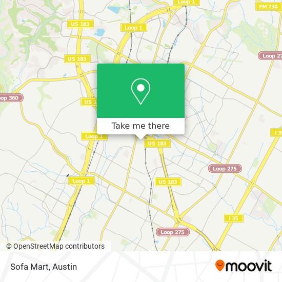 Sofa Mart map