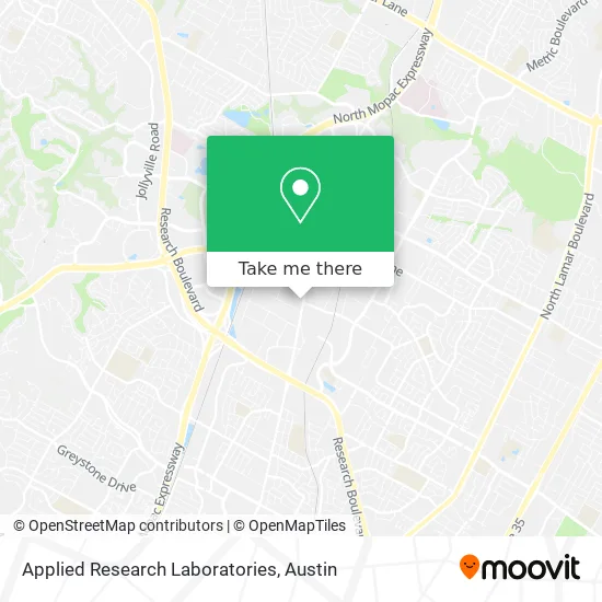 Applied Research Laboratories map