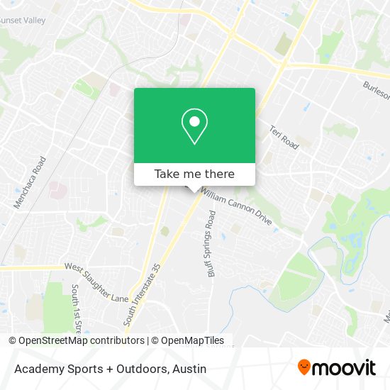 Mapa de Academy Sports + Outdoors