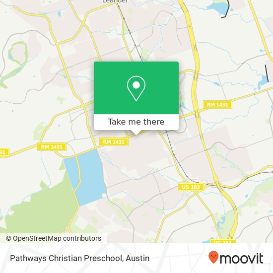 Mapa de Pathways Christian Preschool