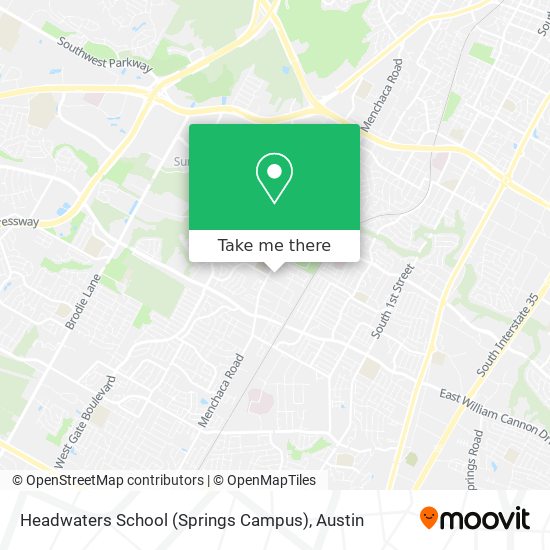 Headwaters School (Springs Campus) map