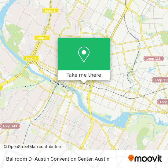 Ballroom D -Austin Convention Center map