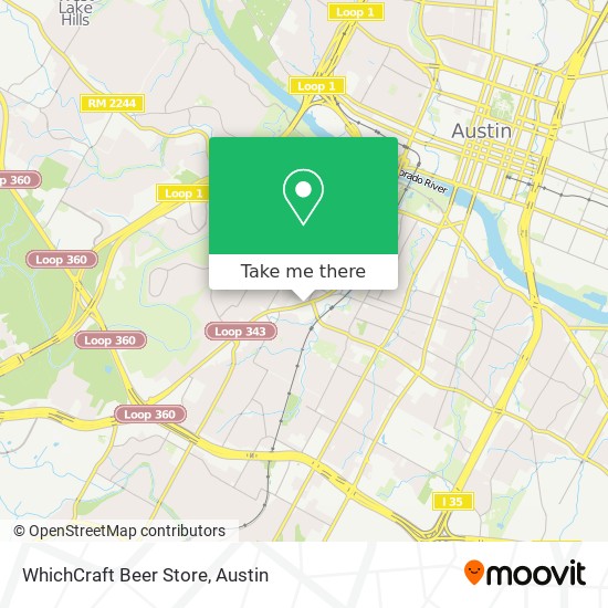 Mapa de WhichCraft Beer Store