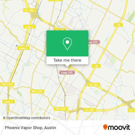 Phoenix Vapor Shop map
