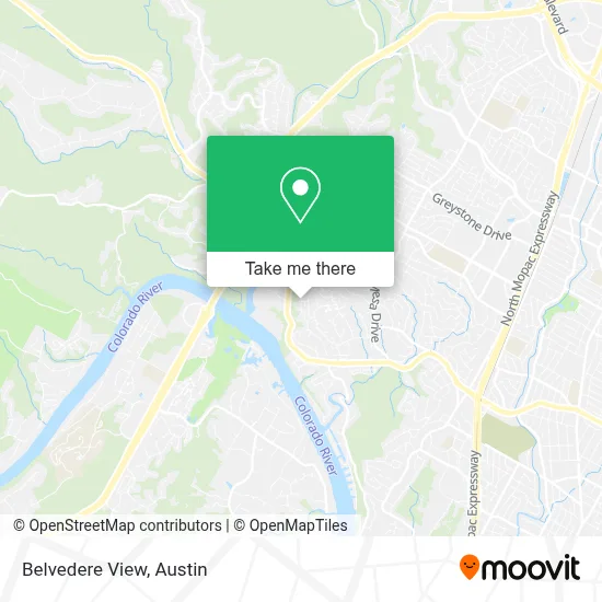 Belvedere View map