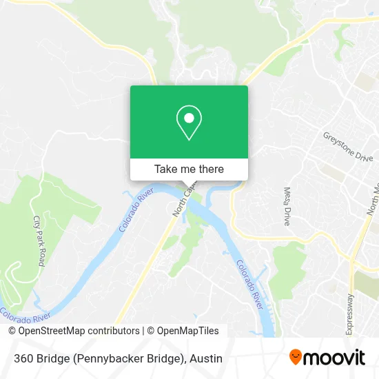 360 Bridge (Pennybacker Bridge) map