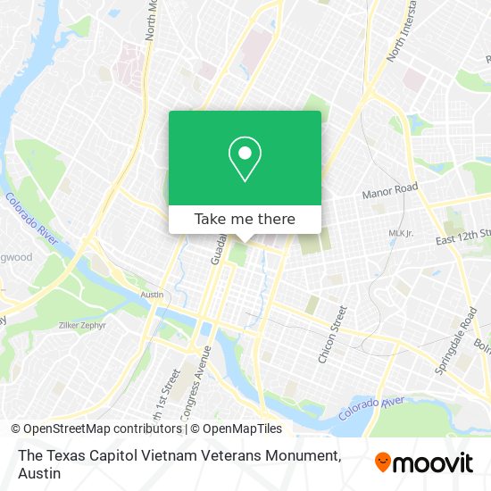 Mapa de The Texas Capitol Vietnam Veterans Monument