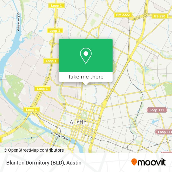 Blanton Dormitory (BLD) map