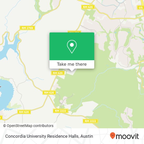 Mapa de Concordia University Residence Halls