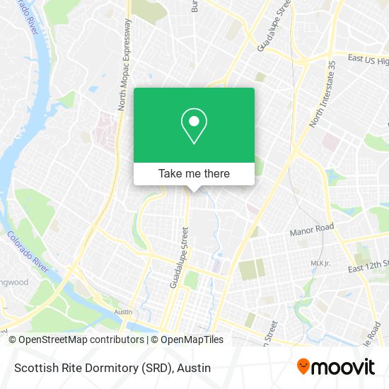 Mapa de Scottish Rite Dormitory (SRD)