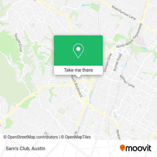 Sam's Club map