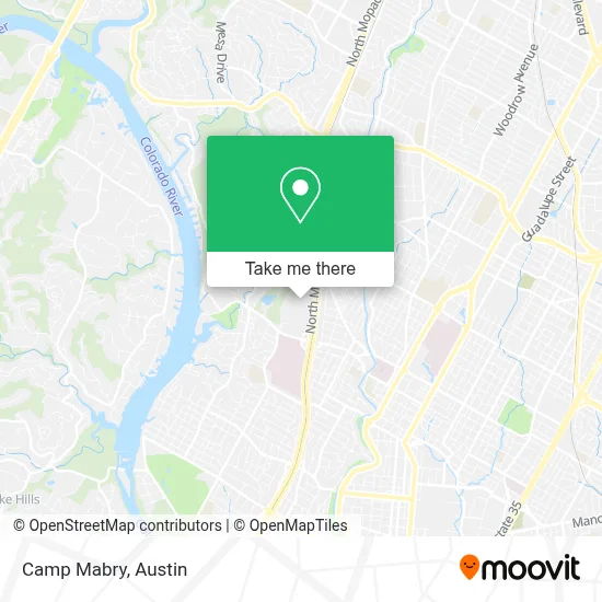 Camp Mabry map
