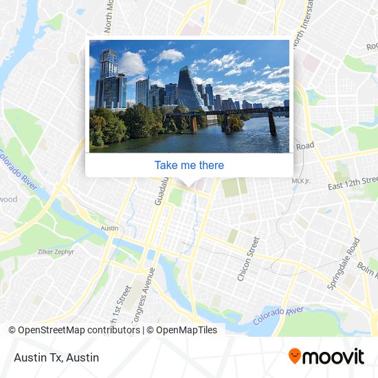 Austin Tx map