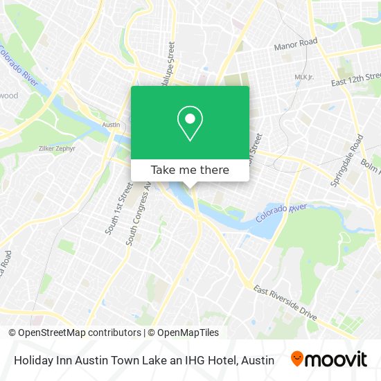 Holiday Inn Austin Town Lake an IHG Hotel map