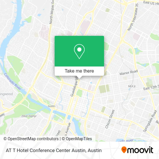AT T Hotel Conference Center Austin map