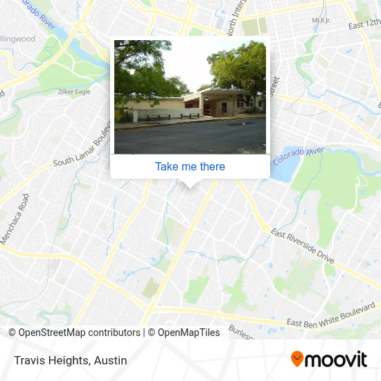 Travis Heights map