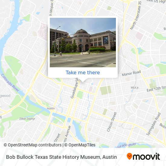 Bob Bullock Texas State History Museum map