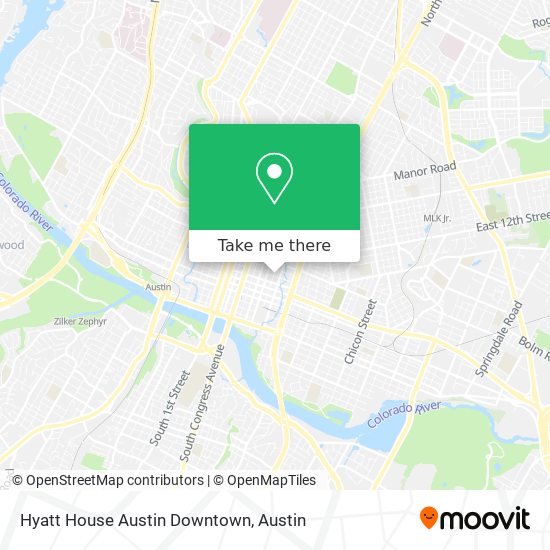 Hyatt House Austin Downtown map