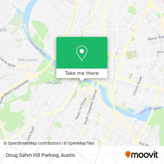 Doug Sahm Hill Parking map