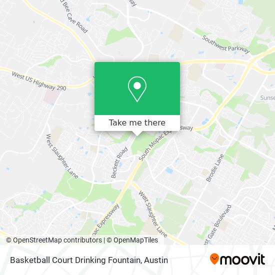 Basketball Court Drinking Fountain map