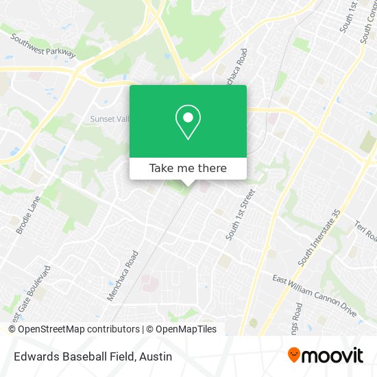 Mapa de Edwards Baseball Field