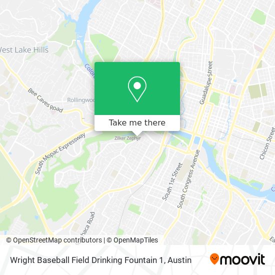 Wright Baseball Field Drinking Fountain 1 map