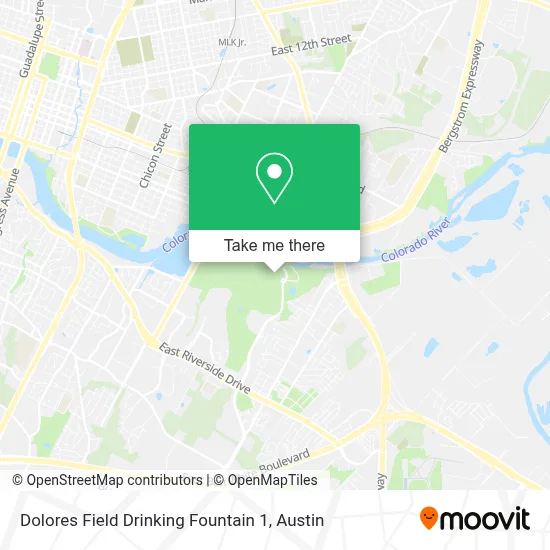 Dolores Field Drinking Fountain 1 map